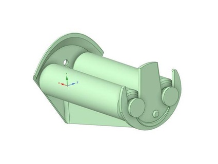 filament titulaire soutien couverture gaine bobine ours volant fantôme 5 lune conception 3d print model - Mito3D