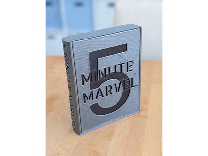 5 minuto maravilla book style juego caso funda huffray 3d print model - Mito3D