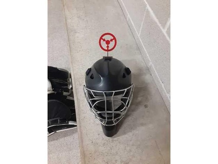 hockey goalie mask target spicy mchaggis 3d print model - Mito3D