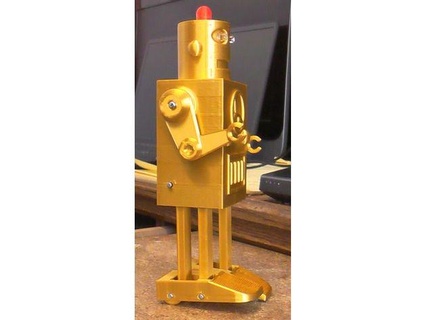 heel - toe walking robot swinging arms robothut 3d print model - Mito3D