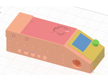 endrer 3 pro external electronics enclosure la cr-10 anisb 3d print model - Mito3D