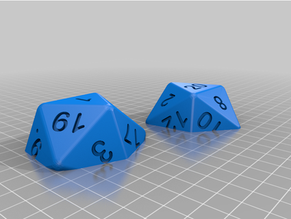 d20 soap forms bryanbednarek 3d print model - Mito3D