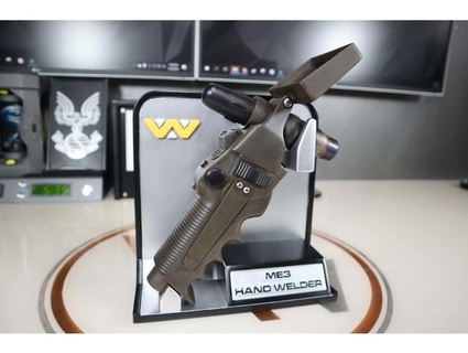 aliens hand welder wired workshop 3d print model - Mito3D