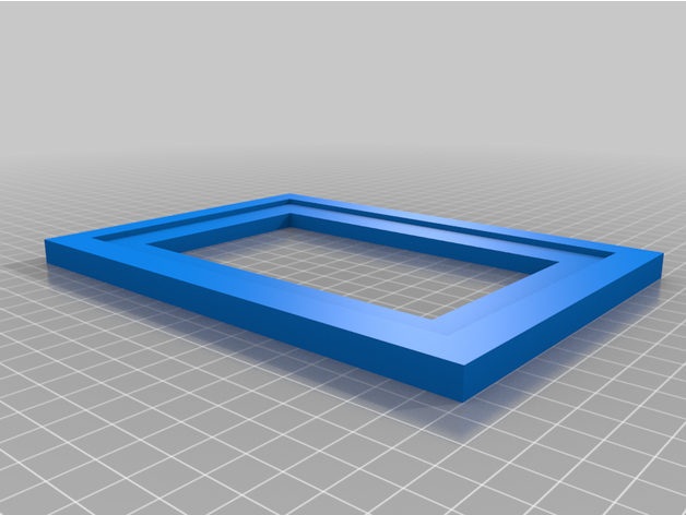 basic picture frame fawkespotter16 3D print model - Mito3D