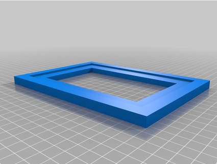 basic picture frame fawkespotter16 3d print model - Mito3D