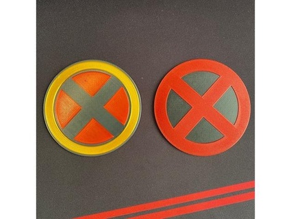 x-men coasters nerdyviews 3d print model - Mito3D
