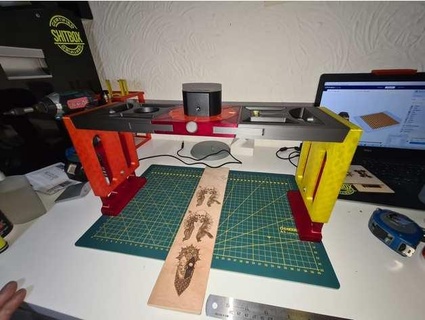 laserpecker stand holder level jay2626 3d print model - Mito3D