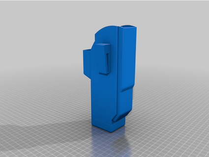 dc 17 blaster fondina cintura clip qualcuno 3d print model - Mito3D