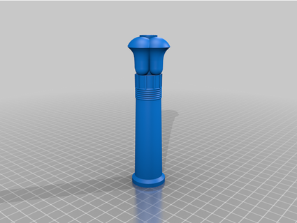 egípcio coluna abraxas nulo 3d print model - Mito3D