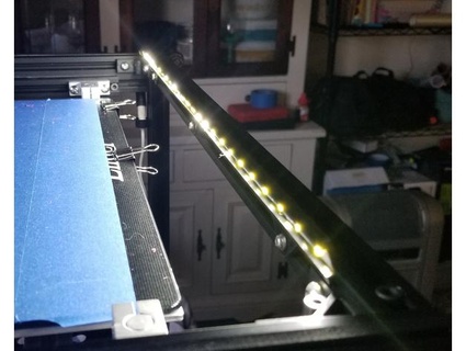 ender 5 plus led light bar northcrosse 3d print model - Mito3D