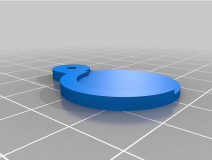 peephole viewer cover dansxx 3d print model - Mito3D