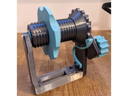 anti-tangle side mount spool holder kit ender 3 v2 kwerkshop 3d print model - Mito3D