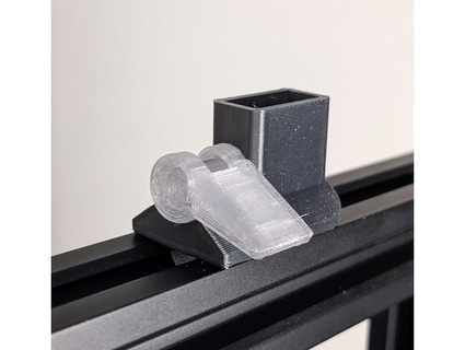 quick release accessory holder t-bar printers kwerkshop 3d print model - Mito3D