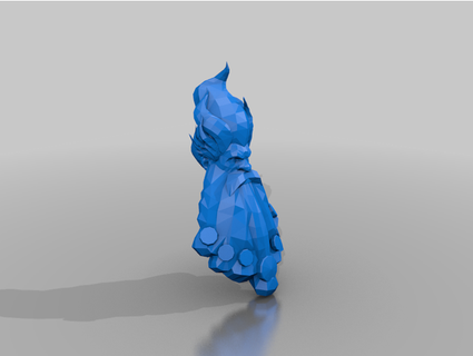 chaos dwarf head - gubbins jimjimjimmyjim 3d print model - Mito3D