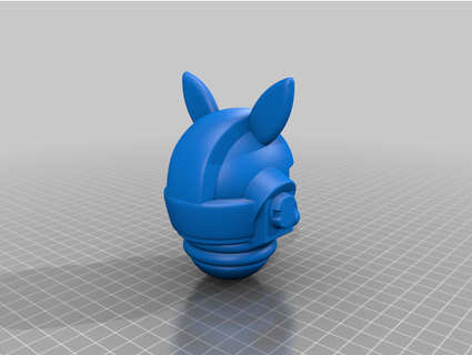 bunny ears helmet jaymull420 3d print model - Mito3D