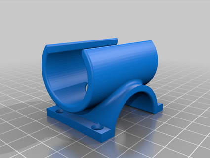 soporte 27 mm antorcha 31 mm bar d makerbot 3d print model - Mito3D