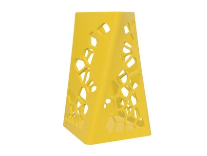 Voronoi quadrado vaso niptrio 3d print model - Mito3D