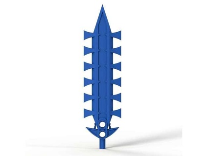 bionículo tuyet 39 s farpado espada larga smdex 3d print model - Mito3D