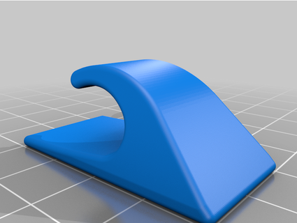 adhesive wall hook niptrion 3d print model - Mito3D