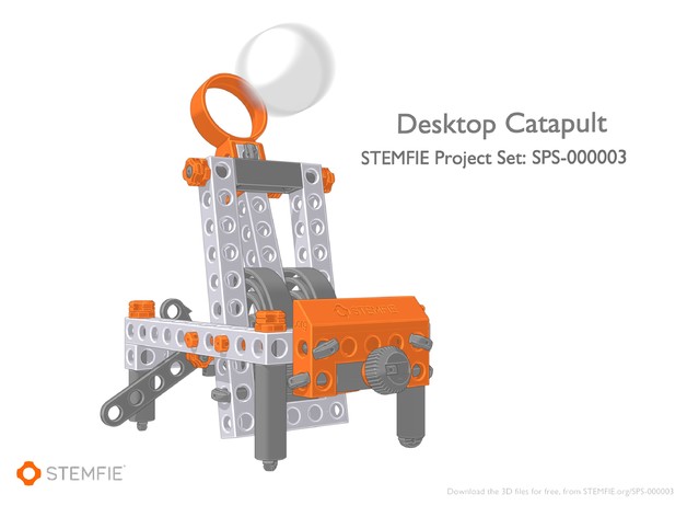 stemfie desktop catapult stemfie3d 3D print model - Mito3D