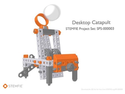 stemfie Desktop Katapult stemfie3d 3d print model - Mito3D