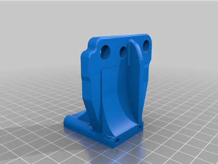 direct extruder mount noctua 40x20 briss fang nalmie 3d print model - Mito3D