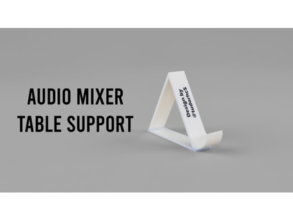 table support audio mixer tudorhc5  3d print model - Mito3D
