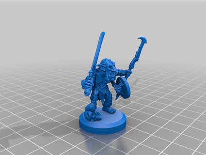 mutant goblin warrior quakezone 3d print model - Mito3D