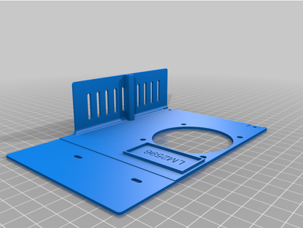 ender 3 pro - mainboard thin fan case cover 60x60 kam1k0 3d print model - Mito3D
