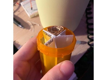prescrizione bottiglia resistore Conservazione vassoi 1 ohm etichette morbank 3d print model - Mito3D