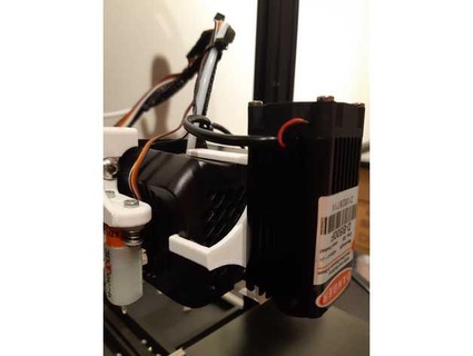 Creality ender 3 v2 klips Hotend lazer dougcwbbr 3d print model - Mito3D