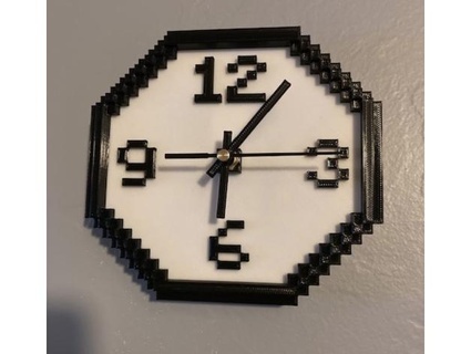 8 bit l'horloge sr chevyvair 3d print model - Mito3D
