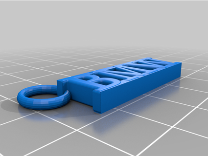 keychain bmw simlak 3d print model - Mito3D