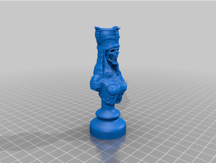 undead rook egypt chess set askme 3d print model - Mito3D