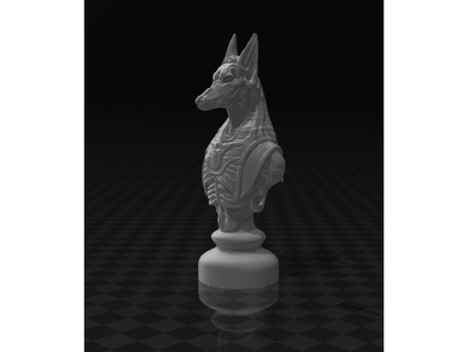 undead knight egypt chess set askme 3d print model - Mito3D