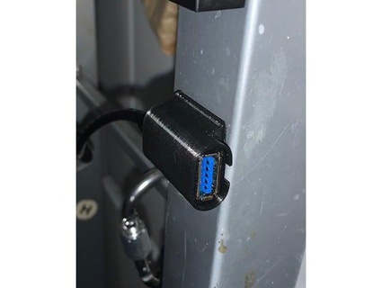 qgeem USB 30 extension câble titulaire soutien podolan 3d print model - Mito3D