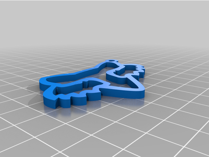 fox keychain mpshop 3d print model - Mito3D