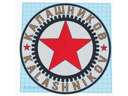 kalashnikow logo pascal b 3d print model - Mito3D