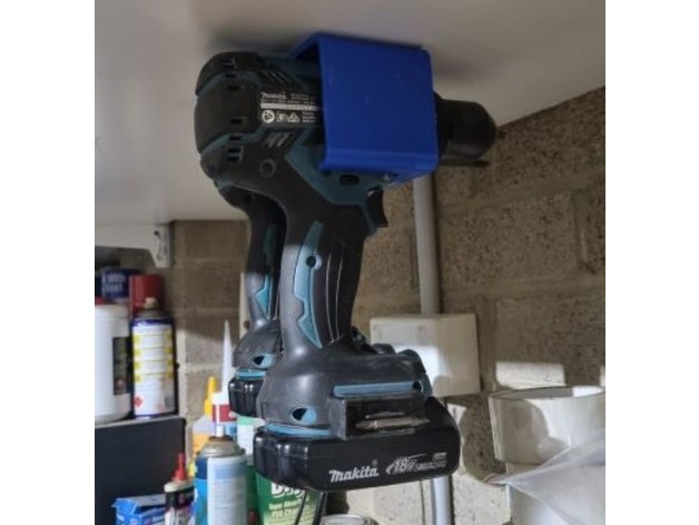 makita drill driver holder hanger kevinzyf 3D print model - Mito3D