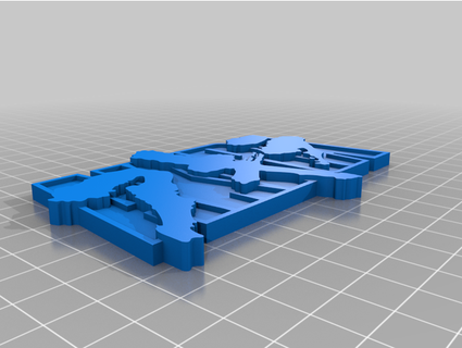 akira logo simple redraw majormuppet 3d print model - Mito3D