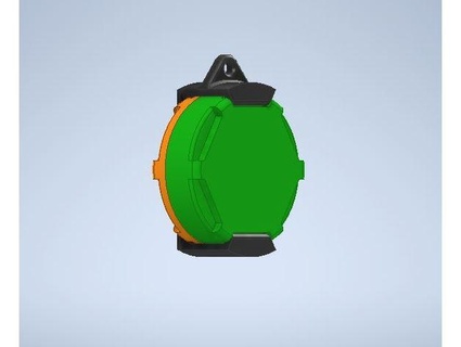 keychain grinder pelicha 3d print model - Mito3D