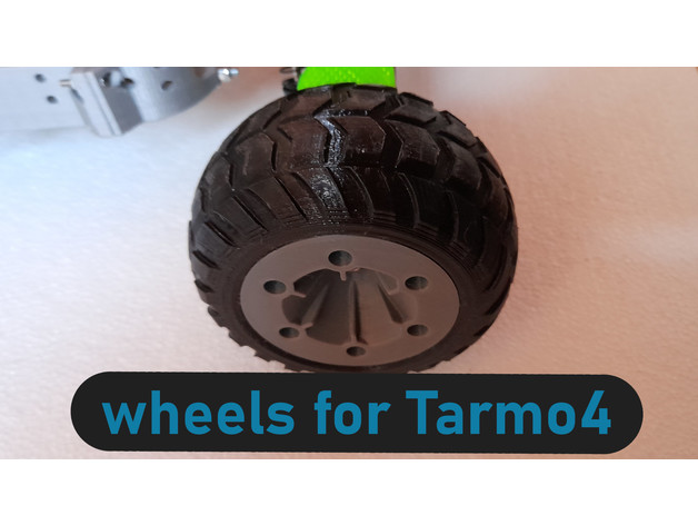 tarmo4 tekerlekler 115mm kuğlafili 3D print model - Mito3D