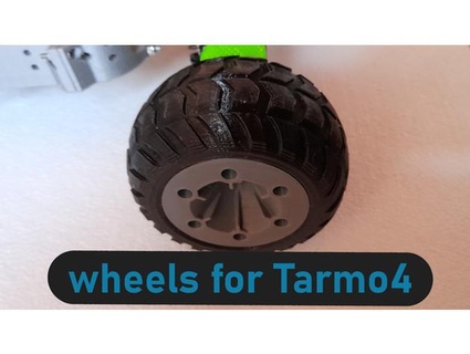 tarmo4 tekerlekler 115mm kuğlafili 3d print model - Mito3D