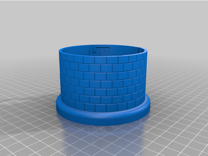 improved base collapsible dice tower nyctalops 3d print model - Mito3D