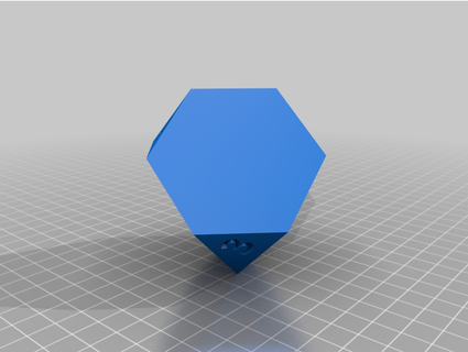 4 sided die newer d4 dice lucpel 3d print model - Mito3D