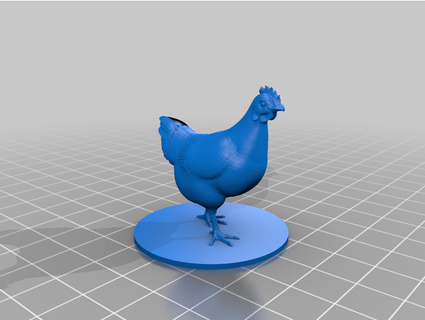 chicken leopardgeckio1 3d print model - Mito3D