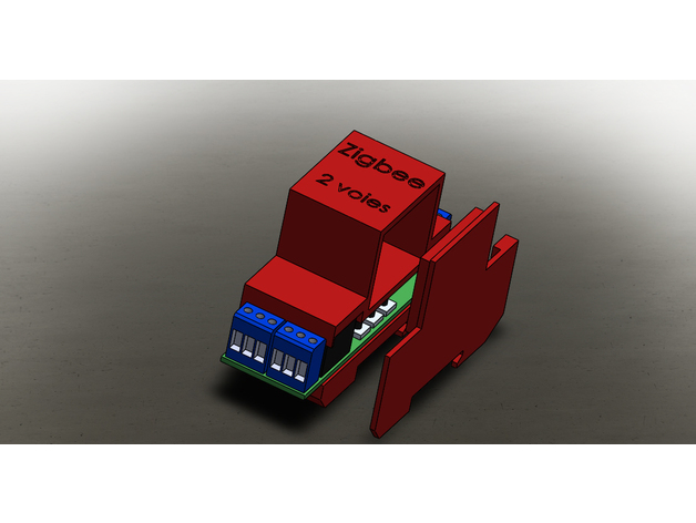 boitier estruendo zigbee 2ch philippervt 3D print model - Mito3D