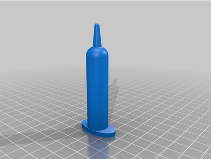 syringe - fully 3d printable jpet24  3d print model - Mito3D