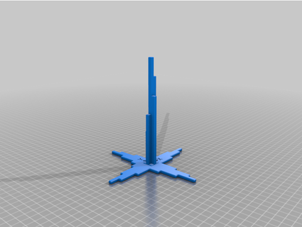 xyz calibration cross mastabug 3d print model - Mito3D