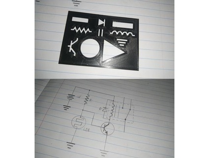 circuit schematic stencil silverwolf9300 3d print model - Mito3D